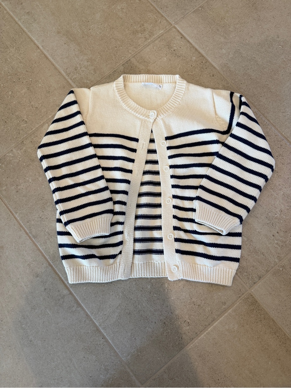 Minnow striped cardigan